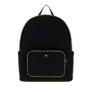 Burberry Men Black Canvas Backpack